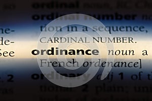 ordinance