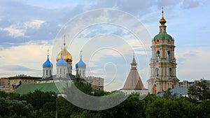 Ordinary orthodox church in Moscow, Russia