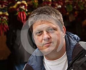 Ordinary regular caucasian male