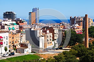 Ordinary view of mediterranean city photo