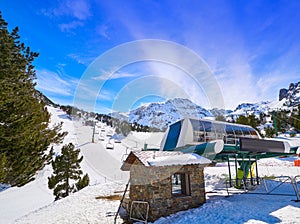 Ordino Arcalis ski resort sector in Andorra