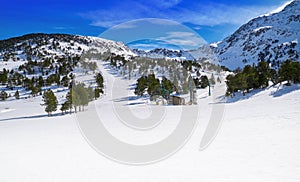 Ordino Arcalis ski resort sector in Andorra