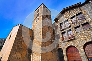 Ordino village in Andorra Pyrenees