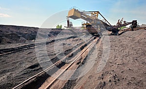 Ore conveyor photo