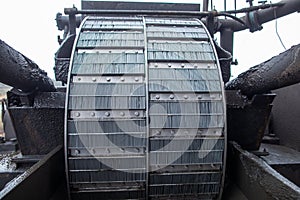 Ore-dressing treatment with classifiers in mining-and-processing integrated work