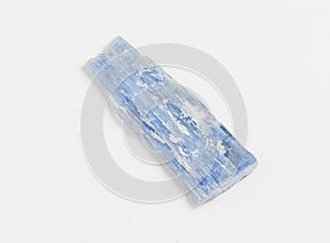 Ore kyanite on white background