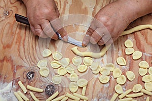 Orecchiette pasta homemade