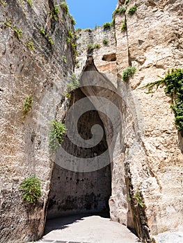 Orecchio di Dionisio Ear of Dionysius cave photo