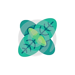 Oregano leaf flat icon