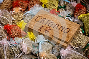 Oregano and other spices for sale