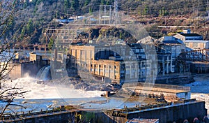 Oregon City Views of Power Plant Ruins