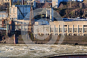 Oregon City Views of Power Plant Ruins