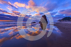 Oregon Coast at Dusk