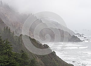 Oregon coast storm