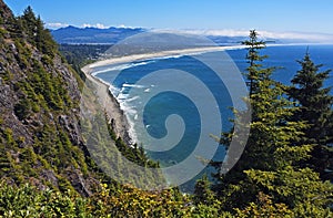 Oregon coast vista photo