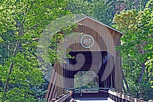 Oregon covered bridge