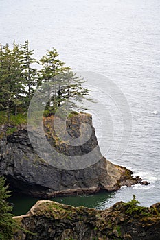 Oregon Lighthouses on the Pacific Coast, America, USA.