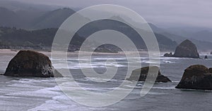 Oregon, Pacific coast from Ecola state park