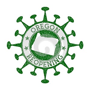 Oregon Reopening Stamp.