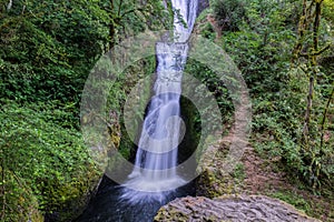 Oregon\'s Bridal Veil Falls in the Morning