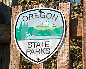 Oregon State Parks Sign photo