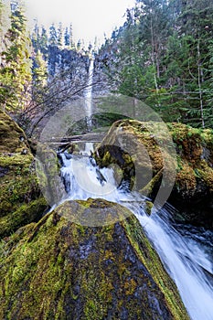 Oregon-Umpqua National Forest-Rogue-Umpqua Scenic Byway-Watson Falls