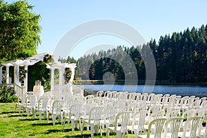 Oregon Wedding Venue by Lake photo