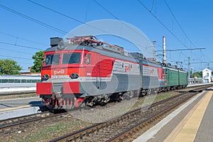 Soviet freight mainline two-section electric locomotives VL11