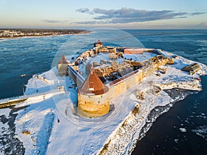 Oreshek fortress on Lake Ladoga. Shlisselburg, Leningrad region, Russia