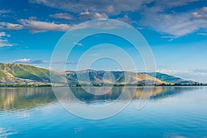 Orestiada/Kastoria lake in Greece