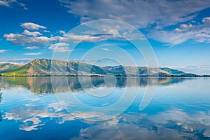 Orestiada/Kastoria lake in Greece