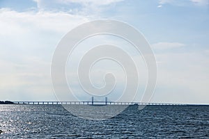 Oresund Bridge in Malmo, Sweden