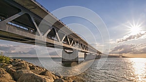 Oresundbron, the Oresund bridge between Denmark and Sweden