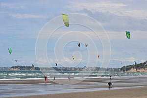 Orewa beach, water sports paradise, New Zealand