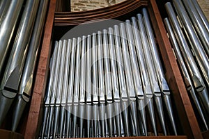 Organ in the Basilica of Saint Nicholas in Bari, Puglia, Italy