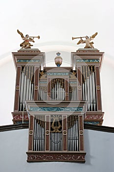 Organ in the Church of the Assumption in Klostar Ivanic, Croatia