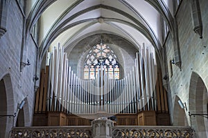 Organ in Church Fraumunster Zurich