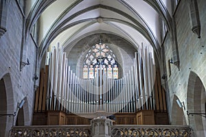 Organ in Church Fraumunster Zurich photo
