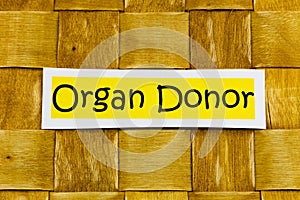 Organ donor body transplant donation gift life heart health medicine care
