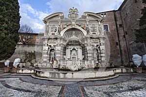 Organ Fountain (Fontana dell Organo) Villa D Este, Tivoli. Italy