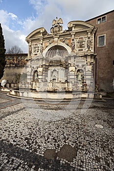 Organ Fountain (Fontana dell Organo) Villa D Este, Tivoli. Italy