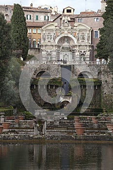 Organ Fountain (Fontana dell Organo) Villa D Este, Tivoli. Italy photo