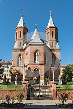 Organ hall located in former armenian church in Chernivtsi, Ukraine