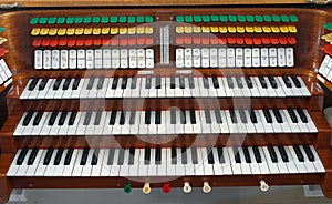 Organ keyboard