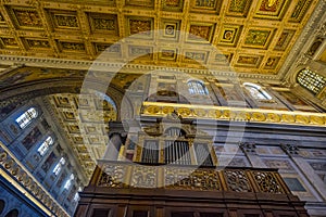 Organ Papal Basilica Paul Beyond Walls Rome Italy