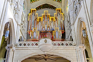 Organ Pipes in Cathedral of Almudena
