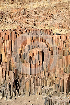 The Organ Pipes, Damaraland, Namibia.