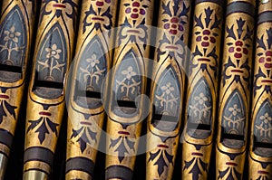 Organ pipes