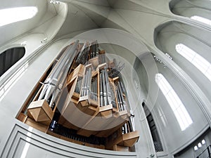 Organ pipes in Hallgrimskirkja