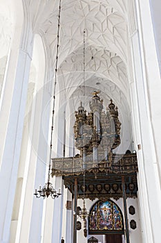 Organ at the St. Mary`s Church in Gdansk